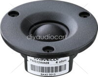 Wavecor TW022WA09 22mm chambered neo textile tweeter, 4Ohm - PAIR