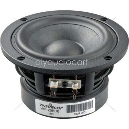 Wavecor WF120BD06 4 3/4" die cast, paper/glass fiber mid/woofers, 8Ohm