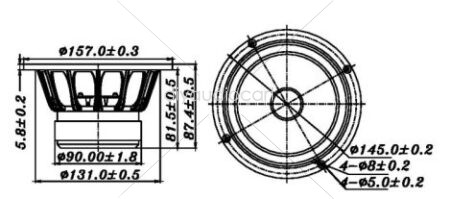 Tang Band W5-1611SAF 5" Full Range Speaker - Image 5