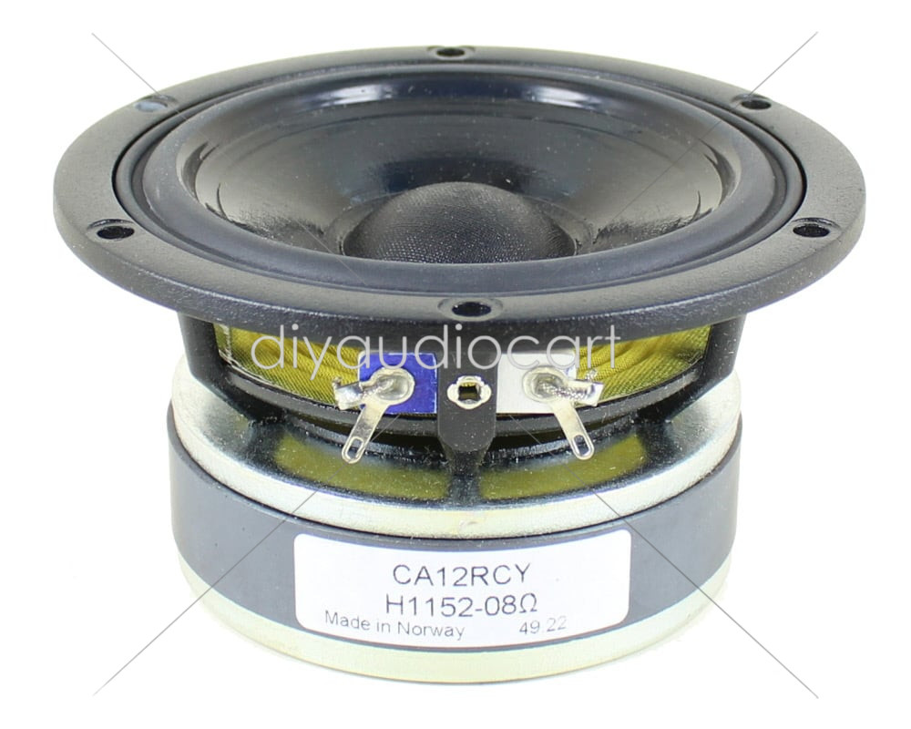SEAS Prestige H1152-08 CA12RCY Coated Paper Cone Woofer 4.5"/8Ohm - Image 2