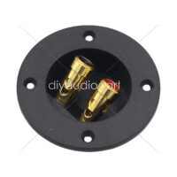 DAC - 2 Way Binding Post Speaker Terminal Round  (75MM)(CPR/GLD)