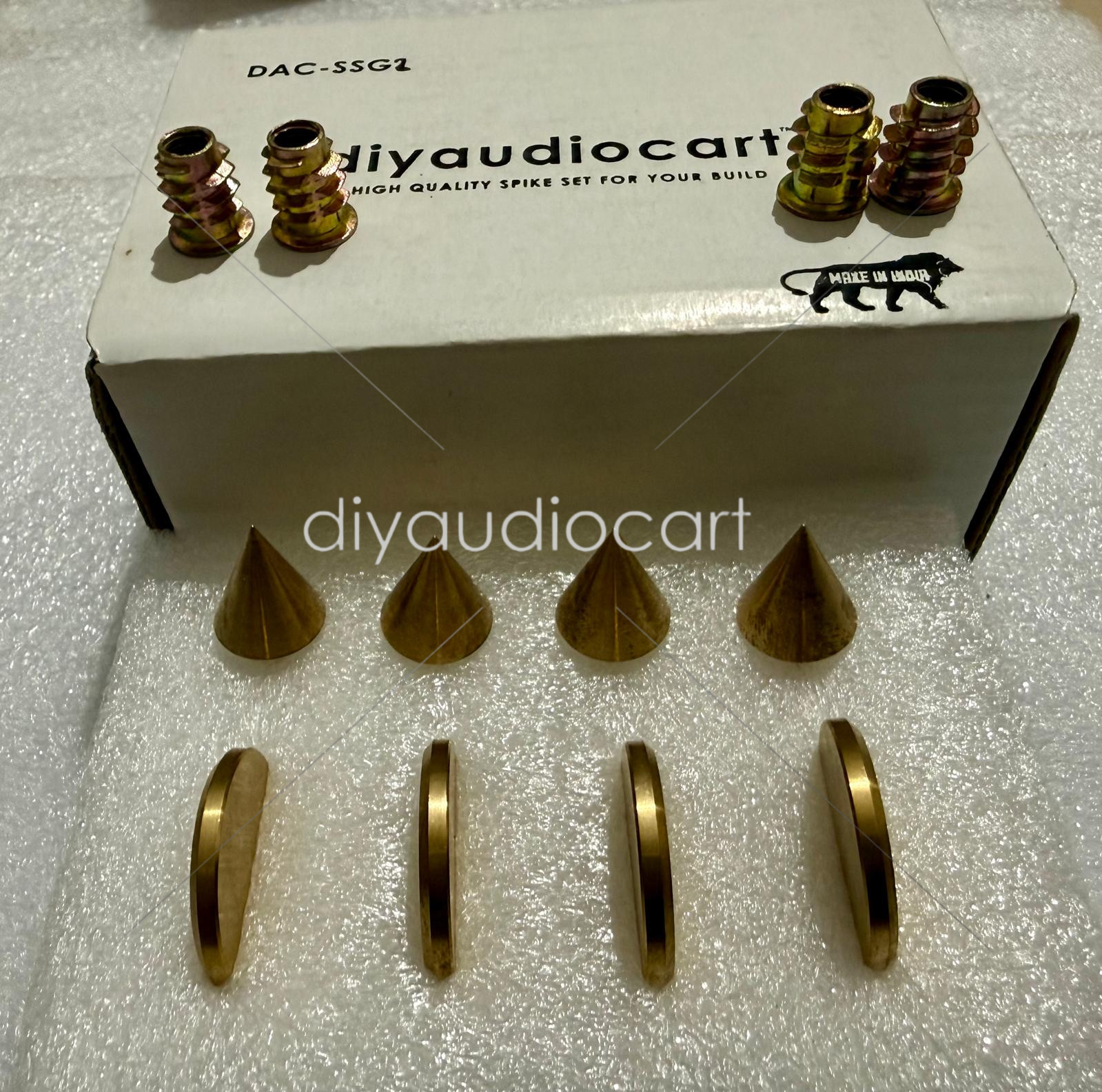 DAC-SSG1 Gold Spike Set 4 Pcs