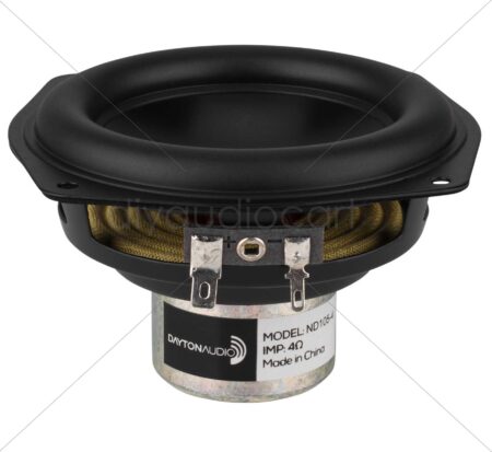 Dayton Audio - ND105-4 4" Aluminum Cone Midbass Neo Driver 4 Ohm