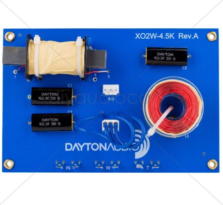 Dayton Audio - XO2W-4.5K - 2-Way Speaker Crossover 4,500 Hz