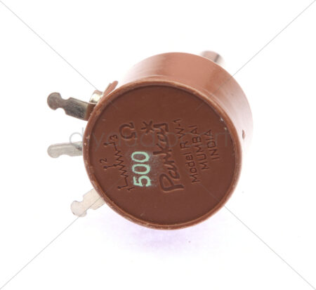 Pankaj - 500 Ohms - Wire Wound Potentiometer - 1 Watts