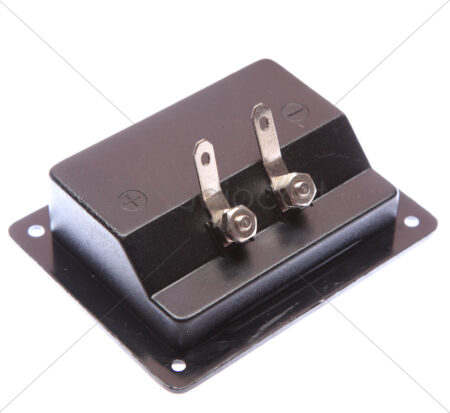 MX 2 Way Army Type Binding Post Speaker Terminal Rectangle With Metal Connector