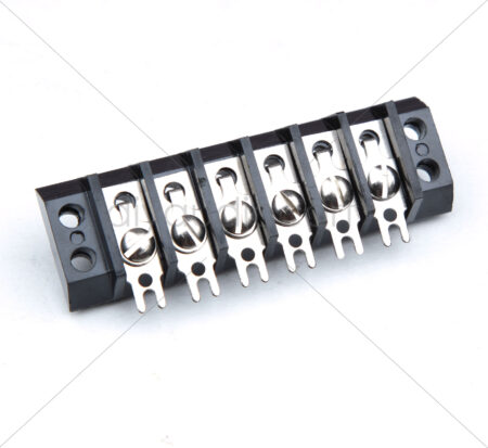 Fork Terminal Block - 6 Way, 10A