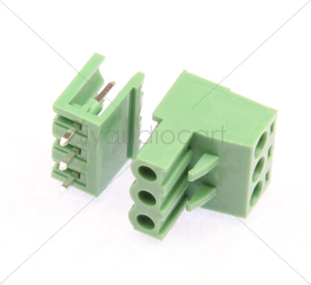 3 Pin - Side Entry Right Angled - Screw Terminal Block