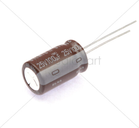 ELNA - Aluminum Electrolytic Capacitors - Leaded 100uF 25V 20% Audio SILMIC II