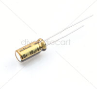 Nichicon - 10 uF  50 V Aluminium Electrolytic Capacitors - Leaded