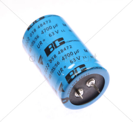 Vishay - 4700uF 63V Aluminium Electrolytic Capacitors - Snap In
