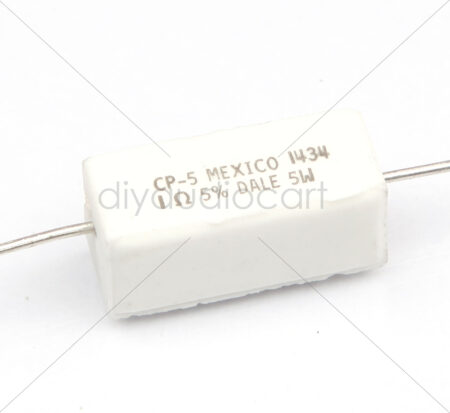 Vishay - 1 Ohms 5 Watt 5% Wirewound Resistors - Through Hole