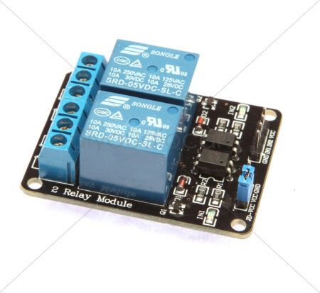 Relay Module - 2-Channel 5V with optocoupler for Arduino PIC ARM DSP AVR