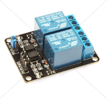 Relay Module - 2-Channel 5V with optocoupler for Arduino PIC ARM DSP AVR