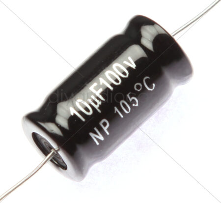 Jantzen Audio - 10.00uF 100VDC Electrolytic Non-Polarized Capacitor