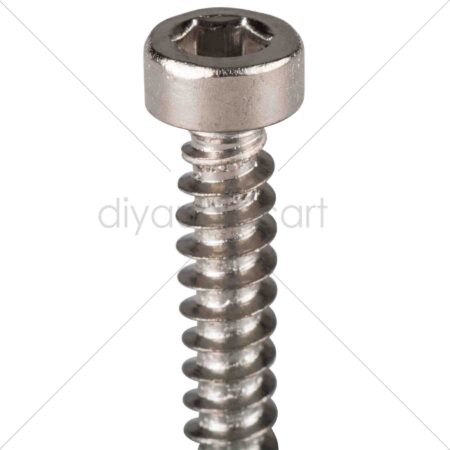 DAC - M3 x 16mm Cap Head Wood Screw Nickel