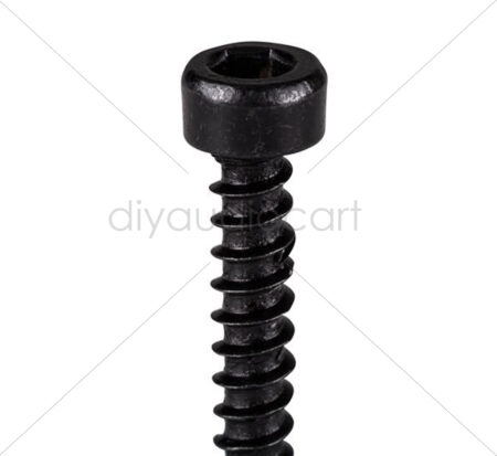 DAC - M3.5 x 25mm Cap Head Wood Screws - Black