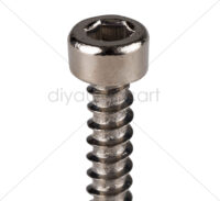DAC - M3.5 x 25mm Cap Head Wood Screws - Nickel