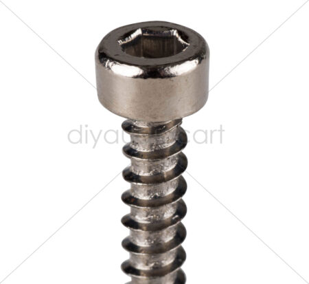 DAC - M3.5 x 25mm Cap Head Wood Screws - Nickel