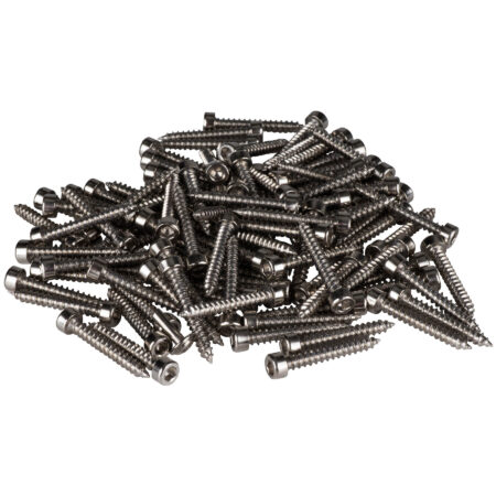 DAC - M3.5 x 25mm Cap Head Wood Screws - Nickel