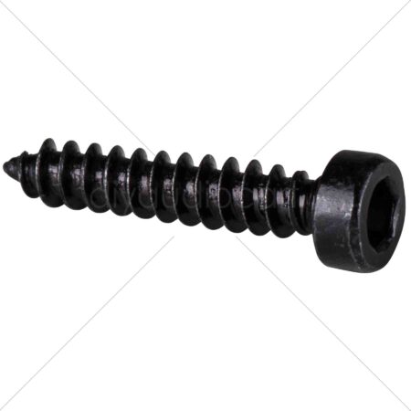 M4 x 35mm Cap Head Wood Screw Black