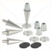 Dayton Audio - DSS3-SN Satin Nickel Spike Set 4 Pcs