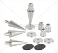 Dayton Audio - DSS3-SN Satin Nickel Spike Set 4 Pcs