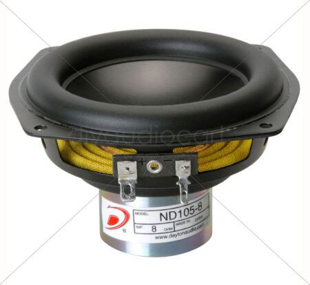 Dayton Audio - ND105-8 4" Aluminum Cone Midbass Driver 8 Ohm