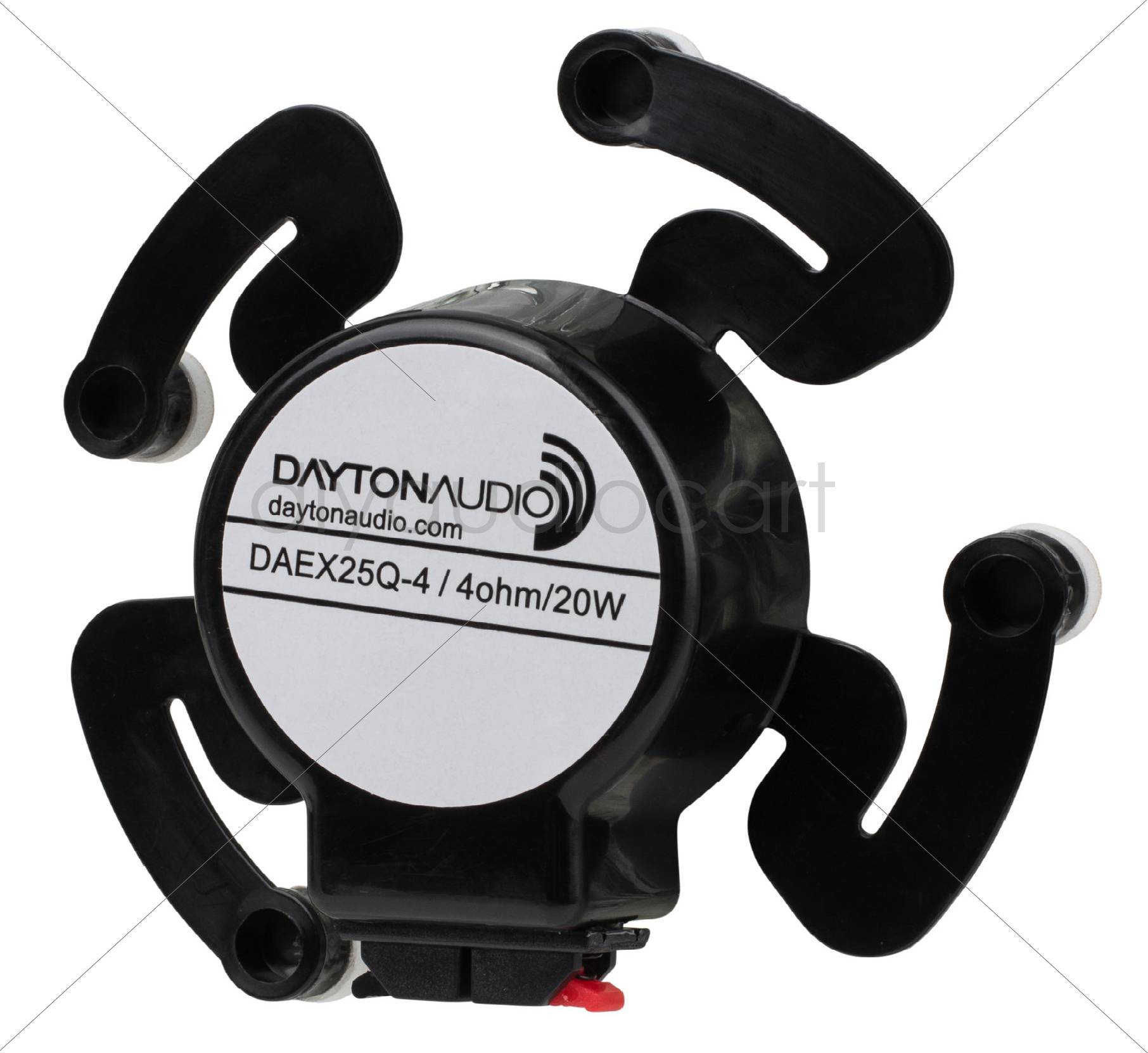 Excitateur Audio Dayton DAEX25X4-4 Bullfrog - 40W RMS, 8 Ohms, Adhésif 3M Inclus - Pour Transformer Surfaces En Haut-parleurs