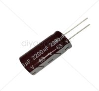 Bevenbi - 0.47 uF  63 V Low ESR Aluminium Electrolytic Capacitors - Leaded