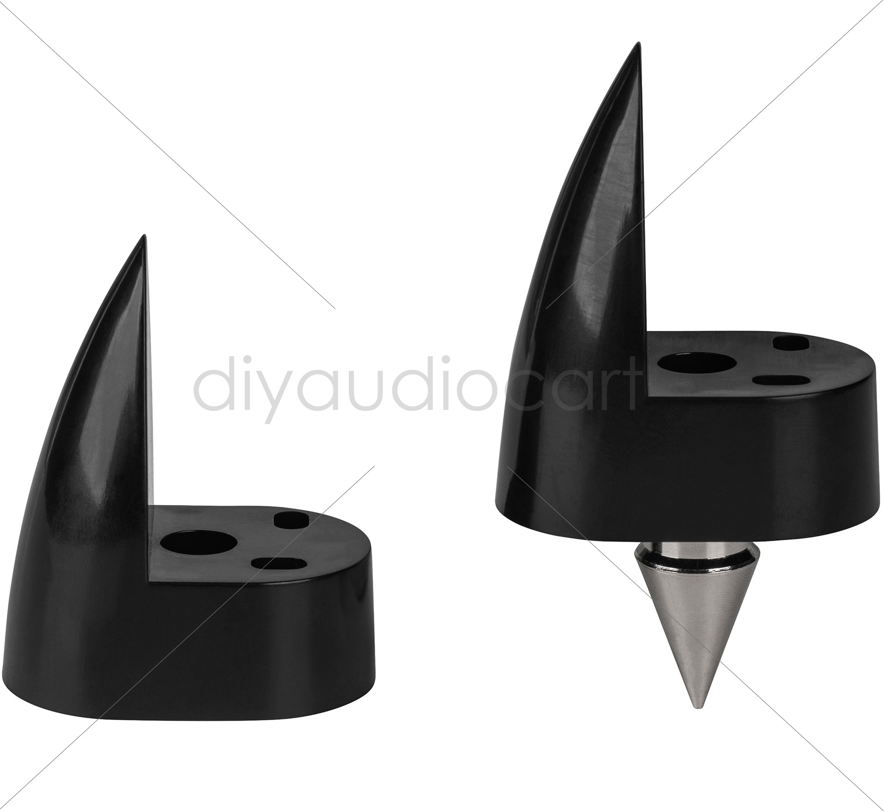 Dayton Audio OP-4 Outrigger Speaker Spike Set with ABS Base 4 Pcs