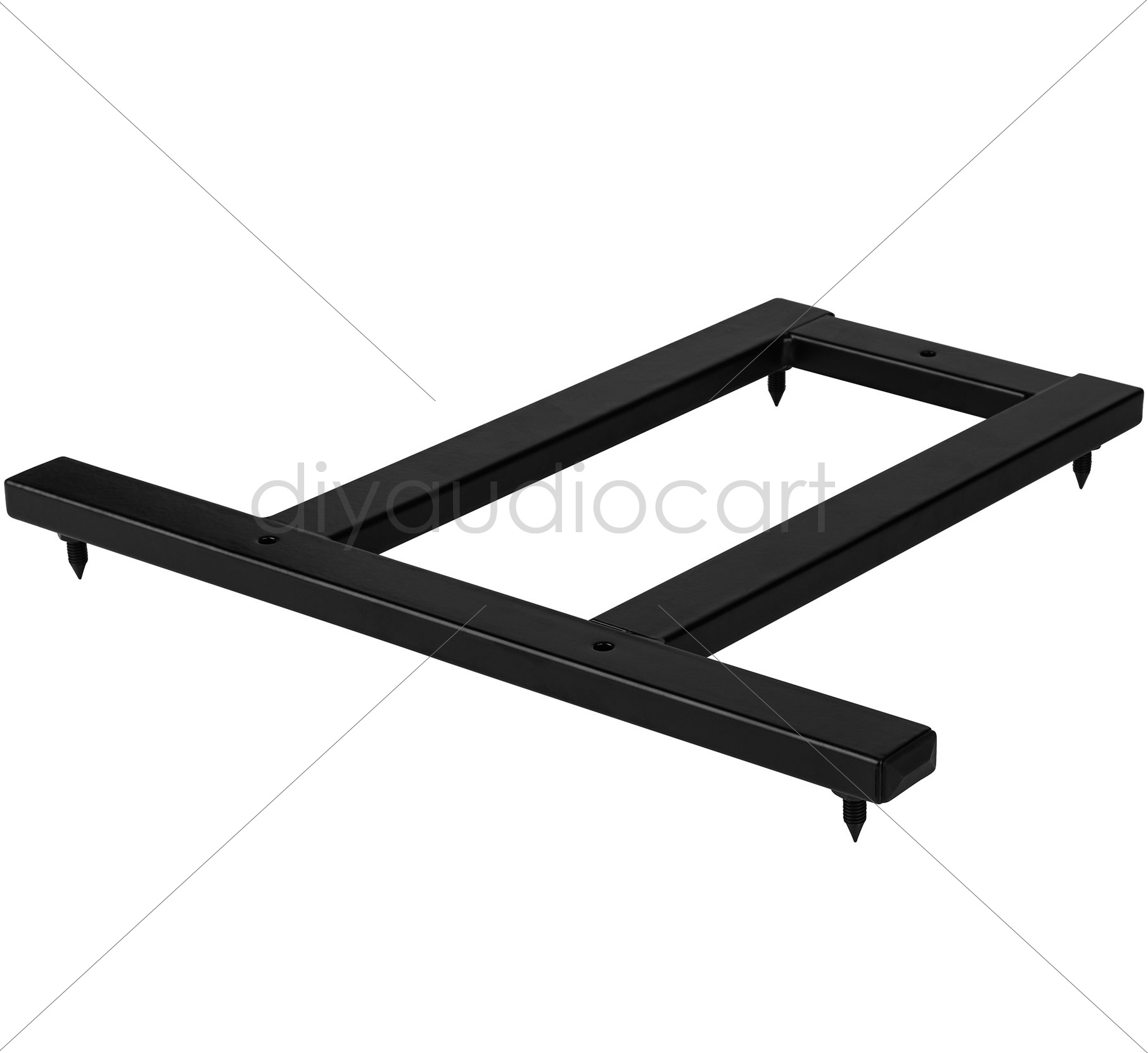 Dayton Audio OS-2HD Outrigger Speaker Spike Set Heavy Duty with Black Steel Base 2 Pcs