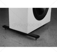 Dayton Audio OS-2HD Outrigger Speaker Spike Set Heavy Duty with Black Steel Base 2 Pcs