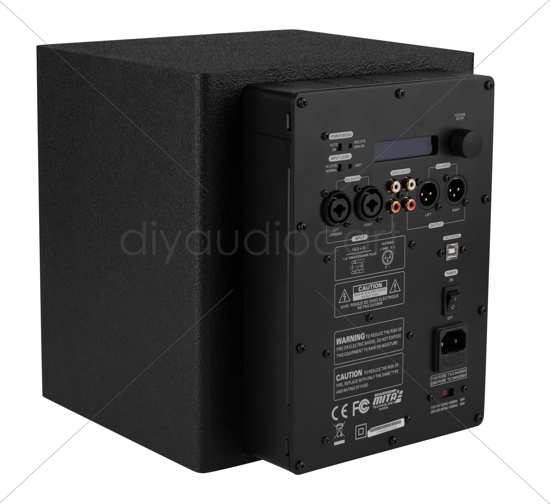 Dayton Audio SPA-F Subwoofer Plate Amplifier Mounting Frame for SPA250DSP and SPA500DSP