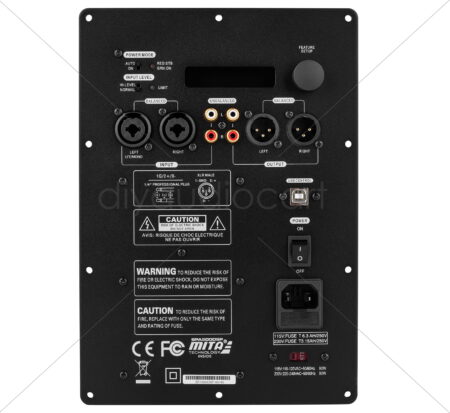 Dayton Audio SPA500DSP 500W Subwoofer Plate Amplifier with DSP