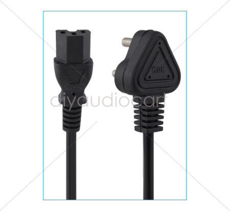 HOC- AC Power Cord Black Premium  - 1.5M