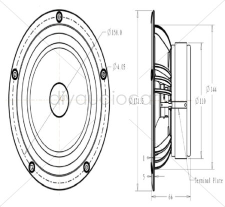 MarkAudio Alpair 11MS Gold  (6.5 inch driver)