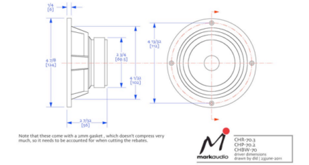 MarkAudio Alpair CHBW-70