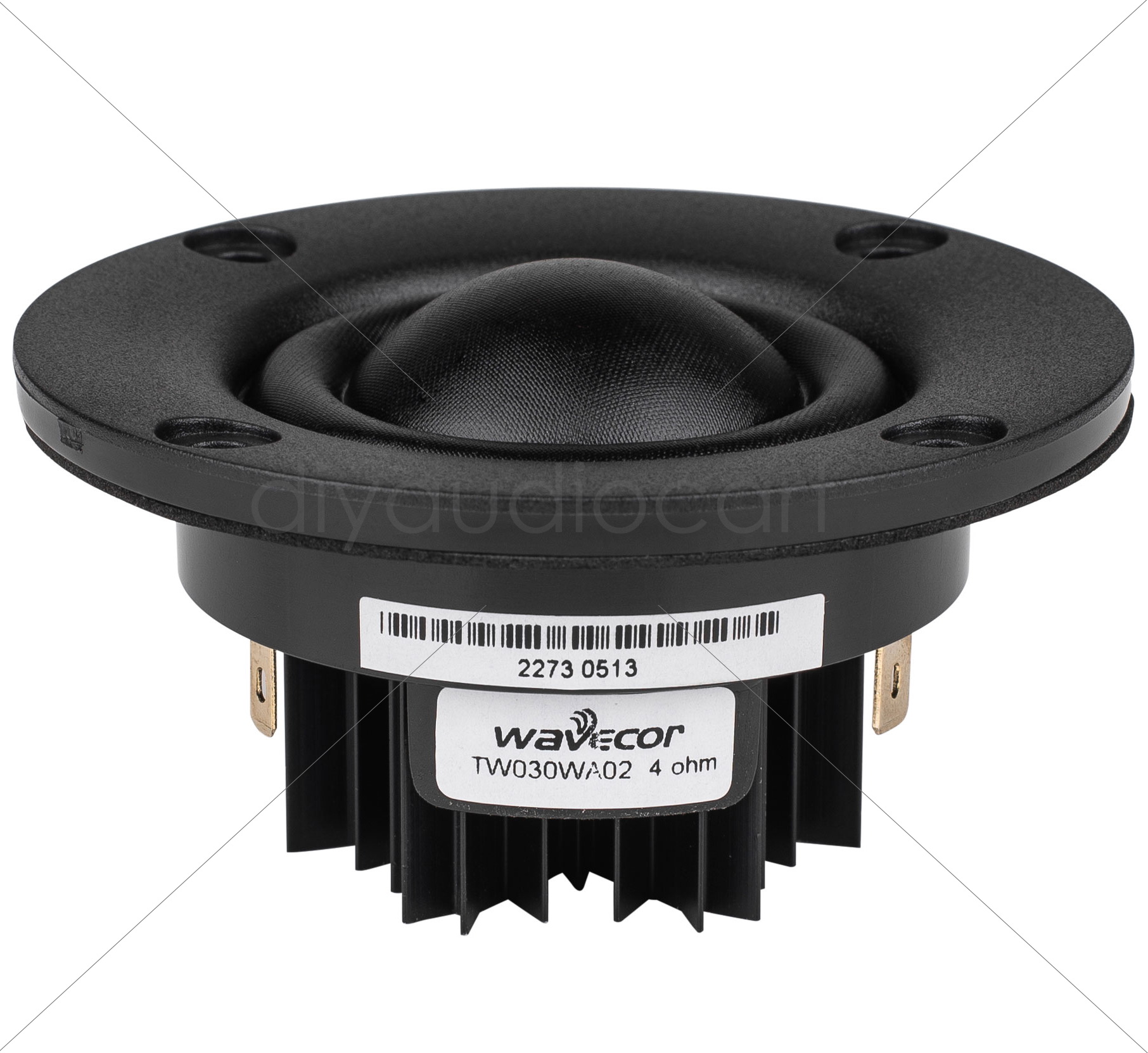 Wavecor TW030WA02 30mm Textile Dome Neodymium Tweeter with Heat Sink and Ferrofluid- Pair