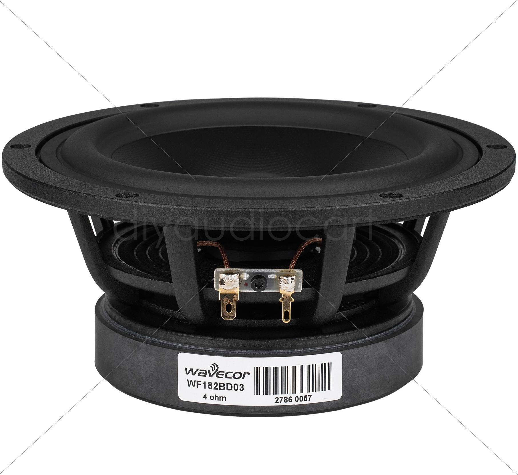 Wavecor WF182BD03 7" Balanced Drive Paper Cone Mid-Woofer 4 Ohm