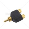 MX ‘T’ CONNECTOR 2 RCA SOCKET TO MX 1 RCA PLUG MX 545