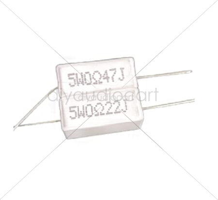 Bevenbi - 0.22 ohm 5W Ceramic  Resistor