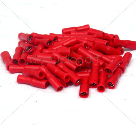 DAC – Insulated Bullet Female Disconnects - Red - FDFD1.25-110(5)