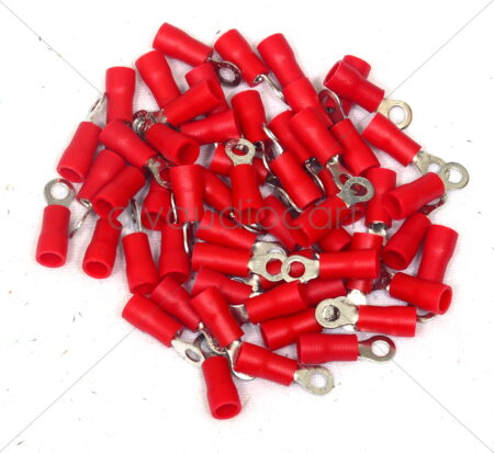 DAC – Insulated Ring Terminal - Red - RV1.25-3.2