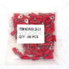 DAC – Insulated Ring Terminal - Red - Pack of 100 - RVS1.25-3.5