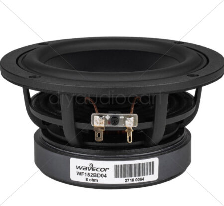 Wavecor WF152BD04 6" Balanced Drive Paper Cone Mid-Woofer 8 Ohm