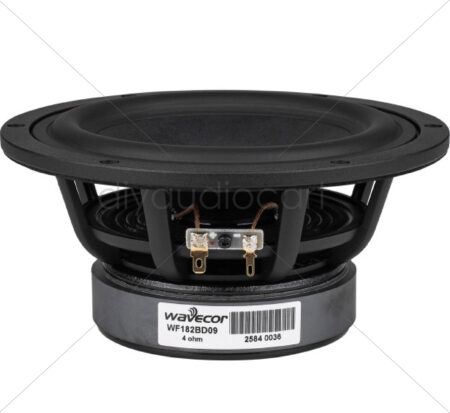 Wavecor WF182BD09 7" Balanced Drive Paper/Glass Fiber Cone Mid-Woofer 4 Ohm