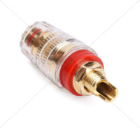 DAC - Banana Fully Insulated Binding Post Pair Gold -Large-short