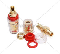 DAC - Banana Fully Insulated Binding Post Pair Gold -Large-short