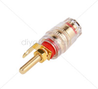 DAC - Banana Fully Insulated Binding Post Pair Gold - Small long